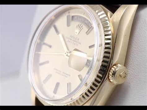 rolex non quickset day date|Rolex day and date video.